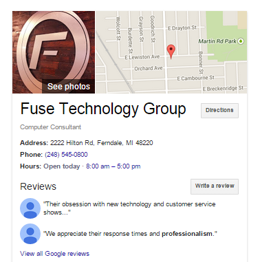 Google Knowledge Panel